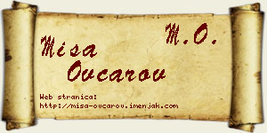 Miša Ovčarov vizit kartica
